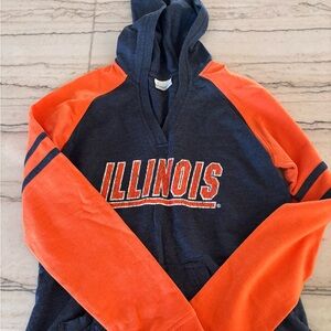 Illinois Orange and Blue Sweater